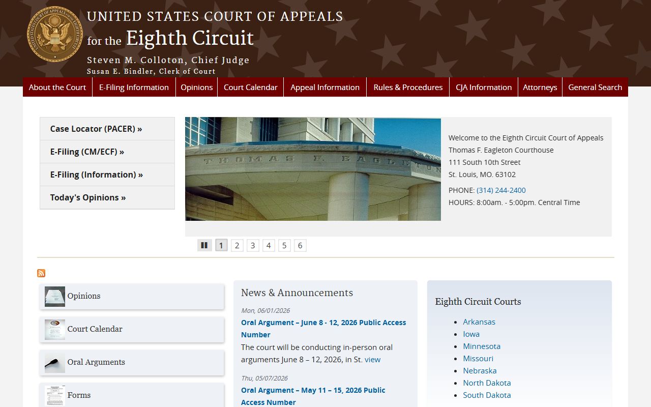 Ray County Circuit Court records and Eighth Circuit appeals